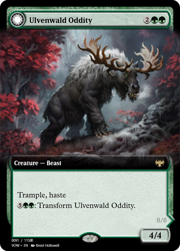 Ulvenwald Oddity // Ulvenwald Behemoth (PRM-95421) - Magic Online Promos