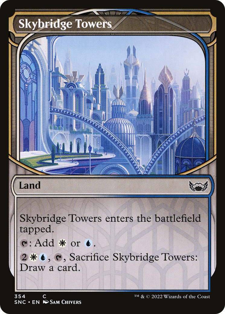 Skybridge Towers (SNC-354) - Streets of New Capenna: (Showcase) Foil