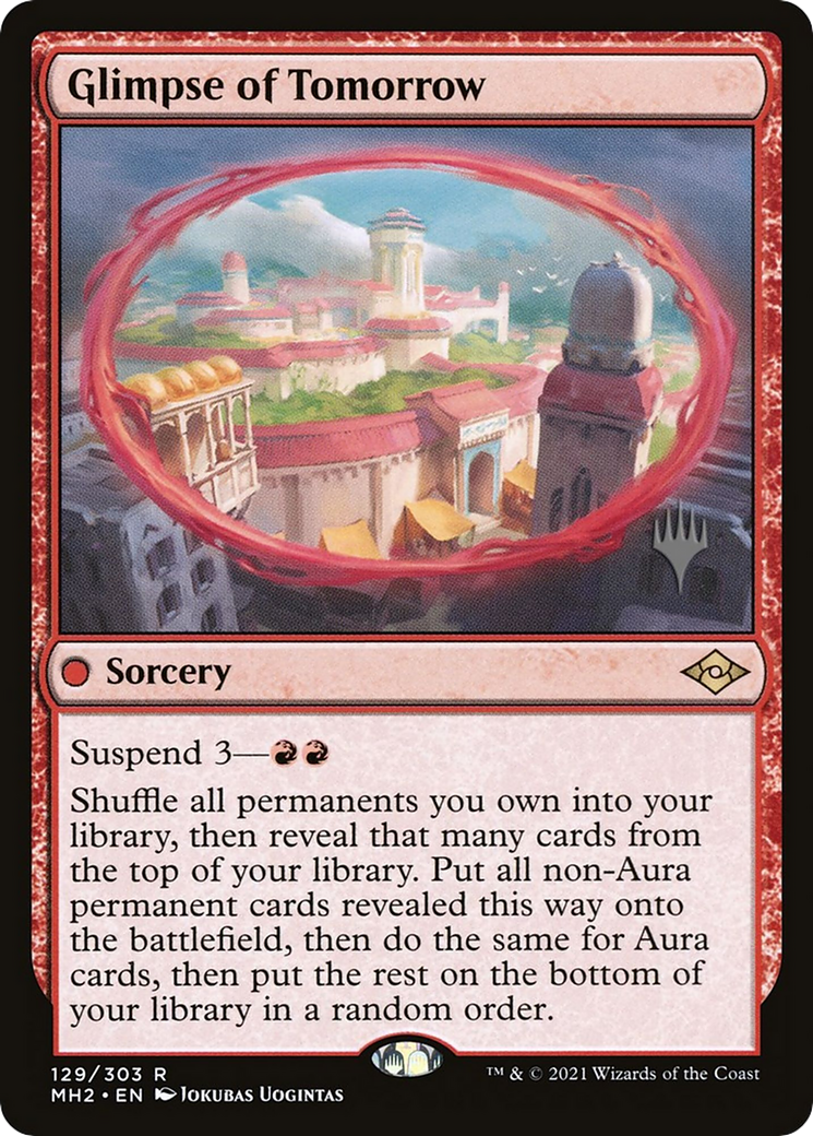 Glimpse of Tomorrow (PPMKM-129P) - Modern Horizons 2 Promos Foil