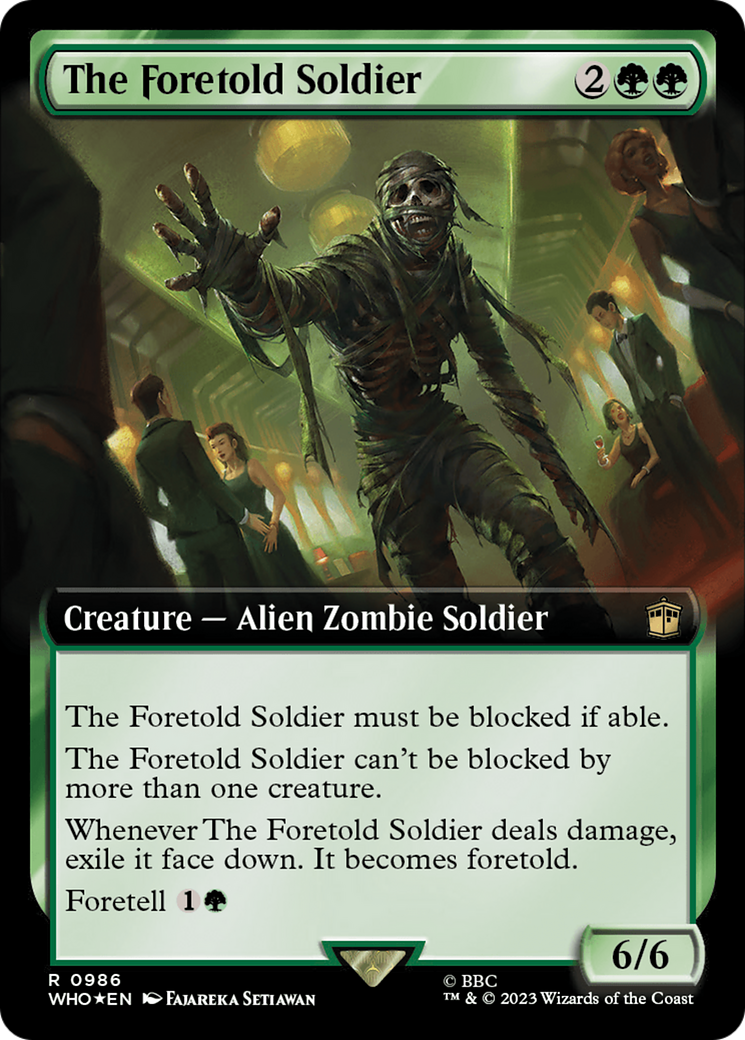 The Foretold Soldier (WHO-986) - Doctor Who: (Extended Art) Foil