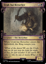 Uruk-hai Berserker (LTR-563) - The Lord of the Rings: Tales of Middle-earth: (Showcase) Foil
