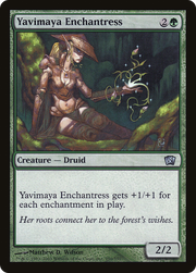 Yavimaya Enchantress (8ED-290★) - Eighth Edition Foil