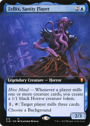 Zellix, Sanity Flayer (CLB-619) - Commander Legends: Battle for Baldur's Gate: (Extended Art) Foil