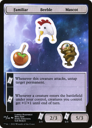 Familiar Beeble Mascot (UNF-024) - Unfinity Sticker Sheets