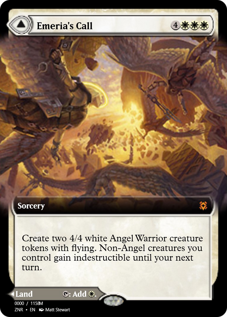 Emeria's Call // Emeria, Shattered Skyclave (PRM-83860) - Magic Online Promos Foil