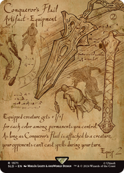 Conqueror's Flail (SLD-1571) - Secret Lair Drop (Borderless)