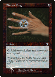 Sisay's Ring (7ED-315★) - Seventh Edition Foil