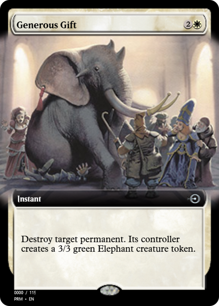 Generous Gift (PRM-86150) - Magic Online Promos Foil