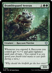 Brambleguard Veteran (BLB-165) - Bloomburrow Foil
