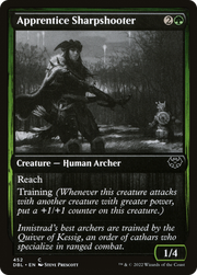 Apprentice Sharpshooter (DBL-452) - Innistrad: Double Feature Foil