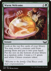 Warm Welcome (SNC-164) - Streets of New Capenna Foil