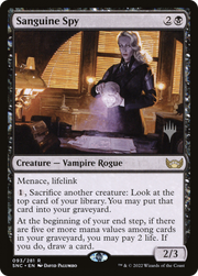 Sanguine Spy (PPSNC-093) - Streets of New Capenna Promos Foil