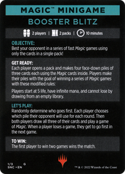 Booster Blitz (MSNC-001) - Streets of New Capenna Minigames