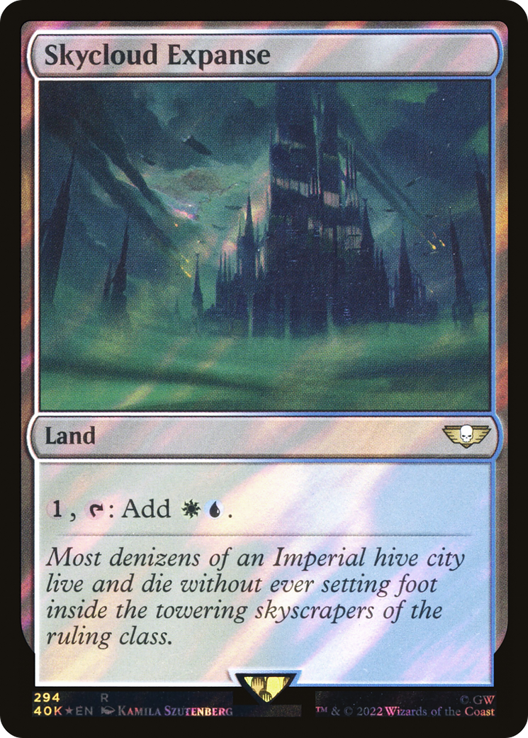 Skycloud Expanse (40K-294) - Warhammer 40,000 Commander Foil