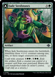 Jade Seedstones // Jadeheart Attendant (LCI-195) - The Lost Caverns of Ixalan