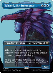 Talrand, Sky Summoner (CMM-673) - Commander Masters (Borderless) Foil