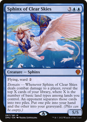 Sphinx of Clear Skies (PPDMU-67P) - Dominaria United Promos