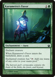 Karametra's Favor (BNG-125) - Born of the Gods Foil
