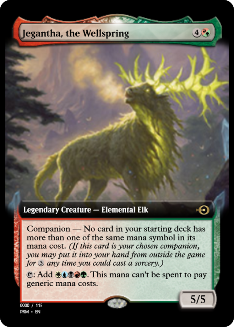 Jegantha, the Wellspring (PRM-80811) - Magic Online Promos: (companion) Foil