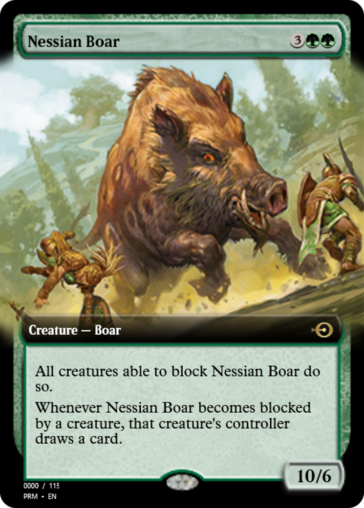 Nessian Boar (PRM-79911) - Magic Online Promos