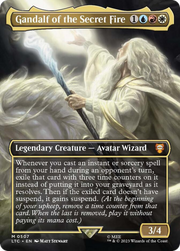 Gandalf of the Secret Fire (LTC-507) - Tales of Middle-earth Commander (Borderless) Foil