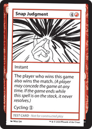 Snap Judgment (MB2PC-) - Mystery Booster 2