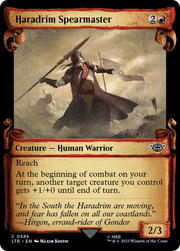 Haradrim Spearmaster (LTR-586) - The Lord of the Rings: Tales of Middle-earth: (Showcase)