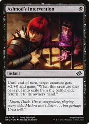 Ashnod's Intervention (BRO-085) - The Brothers' War Foil