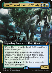 Uro, Titan of Nature's Wrath (THB-343) - Theros Beyond Death: (Extended Art)