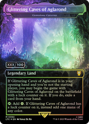 Gemstone Caverns (LTC-394Z) - Tales of Middle-earth Commander / Glittering Caves of Aglarond (Borderless) Foil