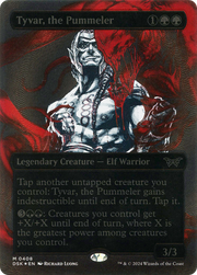 Tyvar, the Pummeler (DSK-408) - Duskmourn: House of Horror: (Showcase) (Borderless) Foil
