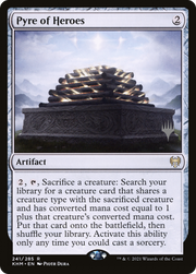 Pyre of Heroes (PPKHM-241P) - Kaldheim Promos Foil