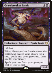 Gravebreaker Lamia (PPTHB-098) - Theros Beyond Death Promos: (enchantment) Foil