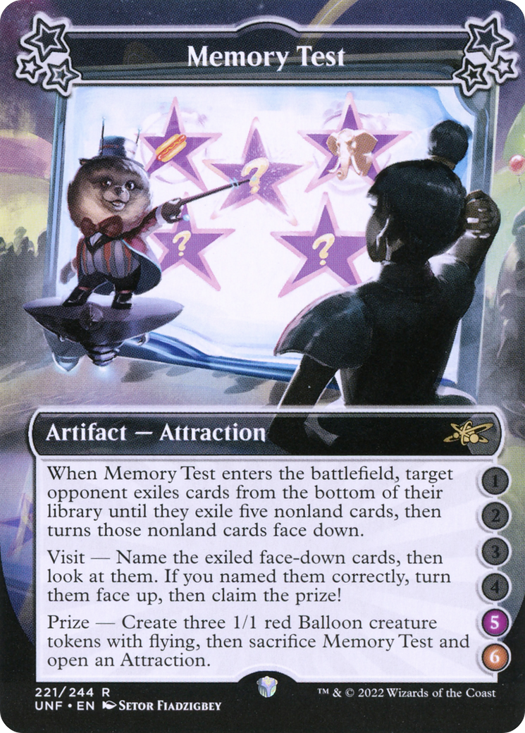 Memory Test (UNF-221) - Unfinity Foil