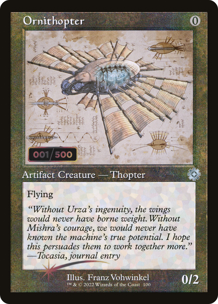 Ornithopter (BRR-100Z) - The Brothers' War Retro Artifacts Foil
