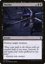 Murder (CLB-134) - Commander Legends: Battle for Baldur's Gate Foil