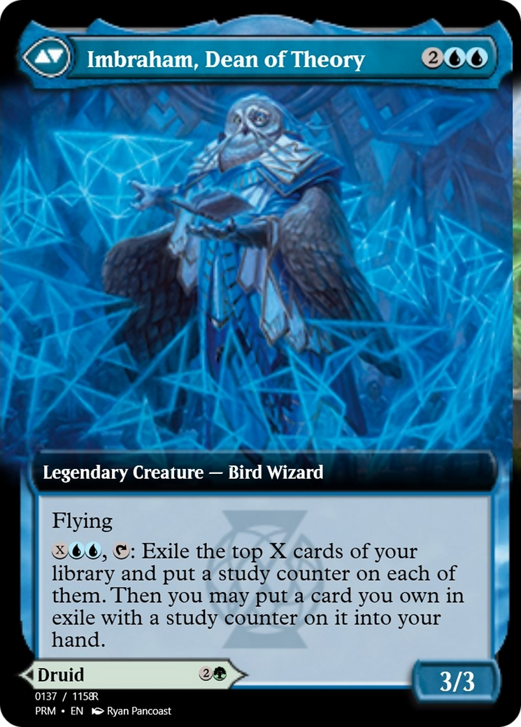Kianne, Dean of Substance // Imbraham, Dean of Theory (PRM-90244) - Magic Online Promos