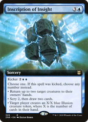 Inscription of Insight (ZNR-329) - Zendikar Rising: (Extended Art)