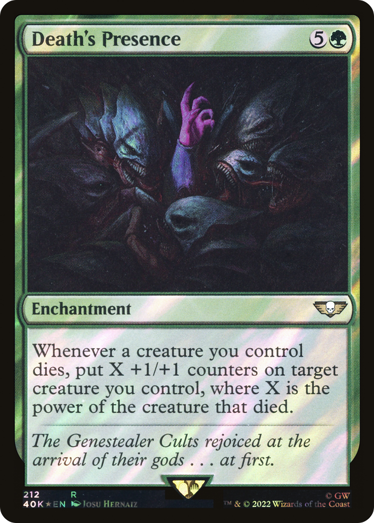 Death's Presence (40K-212) - Warhammer 40,000 Commander Foil