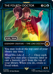 The Fourth Doctor (WHO-555Z) - Doctor Who: (Showcase) (Borderless) Foil