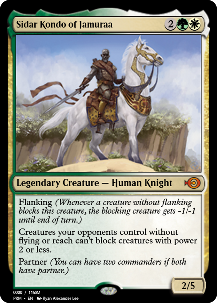 Sidar Kondo of Jamuraa (PRM-86172) - Magic Online Promos Foil