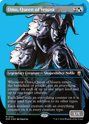 Omo, Queen of Vesuva (M3C-141) - Modern Horizons 3 Commander (Borderless) Foil