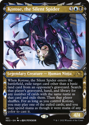 Kotose, the Silent Spider (NEO-351) - Kamigawa: Neon Dynasty: (Showcase) Foil