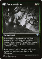 Dormant Grove // Gnarled Grovestrider (DBL-465) - Innistrad: Double Feature: (Double Faced Transform)