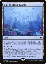 Hall of Storm Giants (AFR-257) - Adventures in the Forgotten Realms Foil