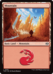 Mountain (TDM-283) - Tarkir: Dragonstorm Foil