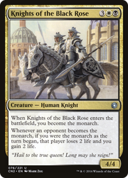 Knights of the Black Rose (CN2-076) - Conspiracy: Take the Crown Foil
