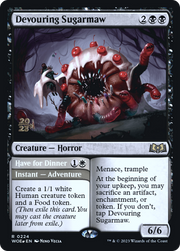 Devouring Sugarmaw // Have for Dinner (PRE-224) - Wilds of Eldraine Promos Foil