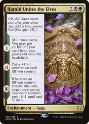 Harald Unites the Elves (PPKHM-213P) - Kaldheim Promos Foil