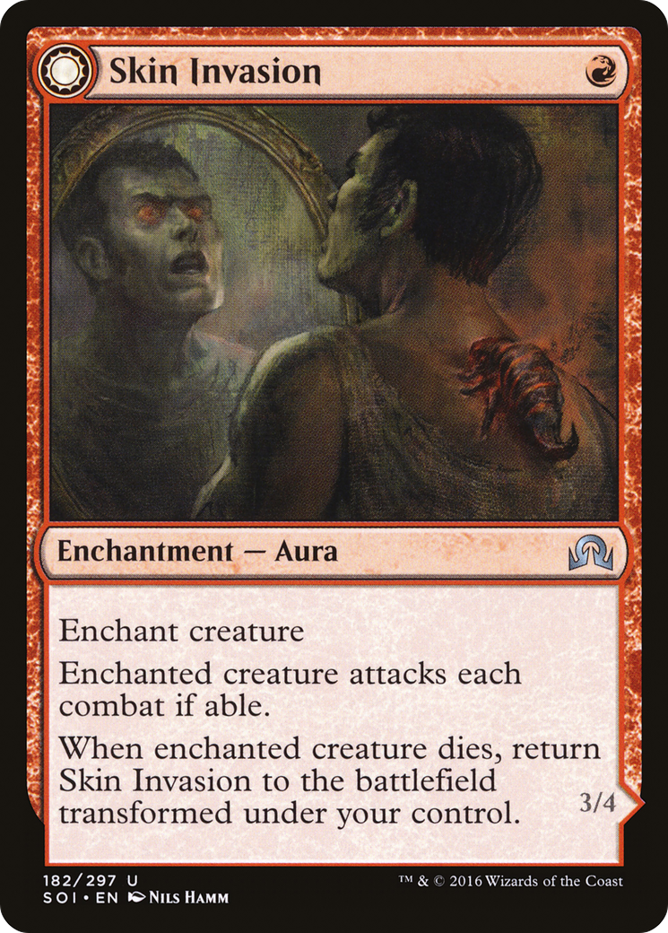 Skin Invasion // Skin Shedder (SOI-182) - Shadows over Innistrad: (Double Faced Transform)